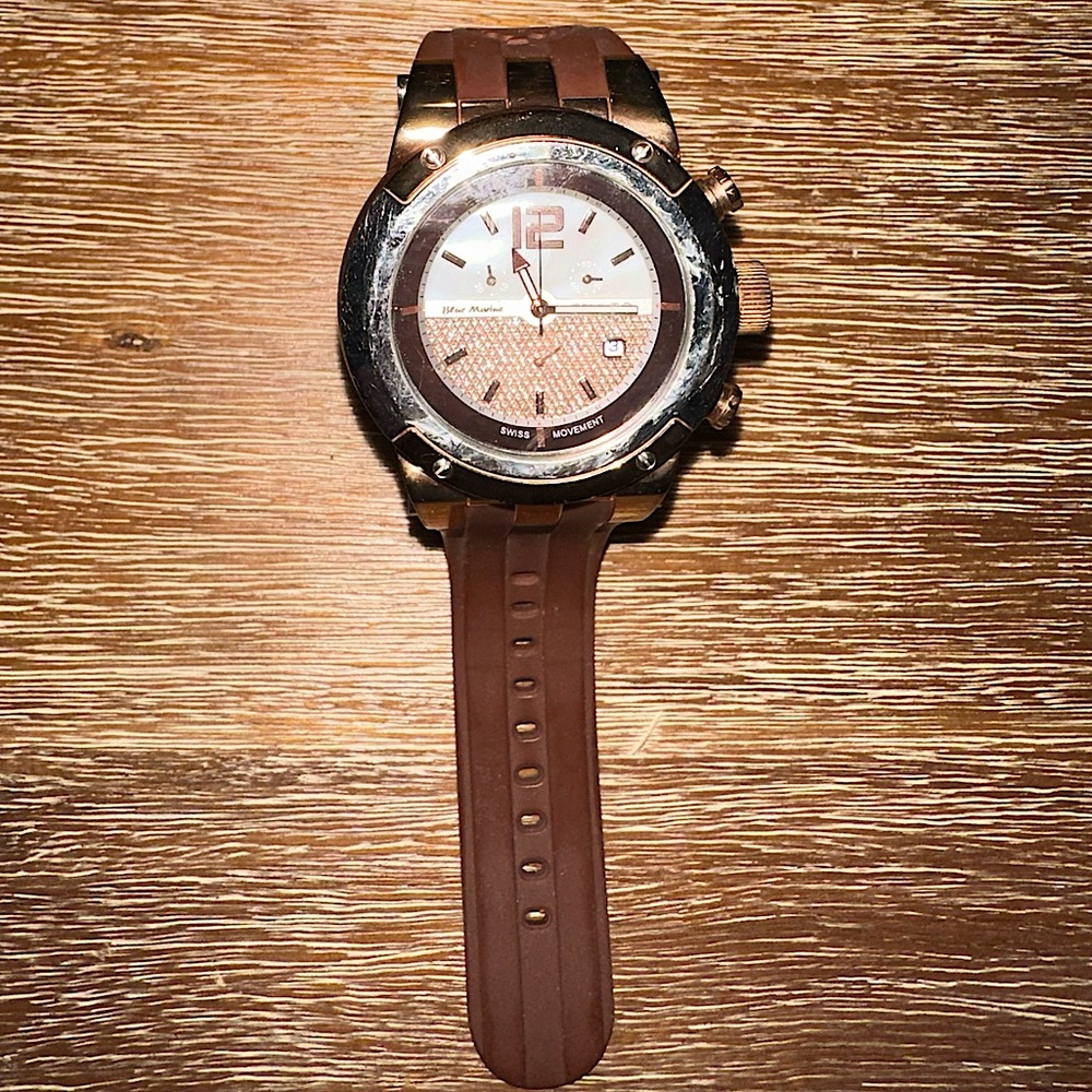 Brown Mulco Watch- Large Face